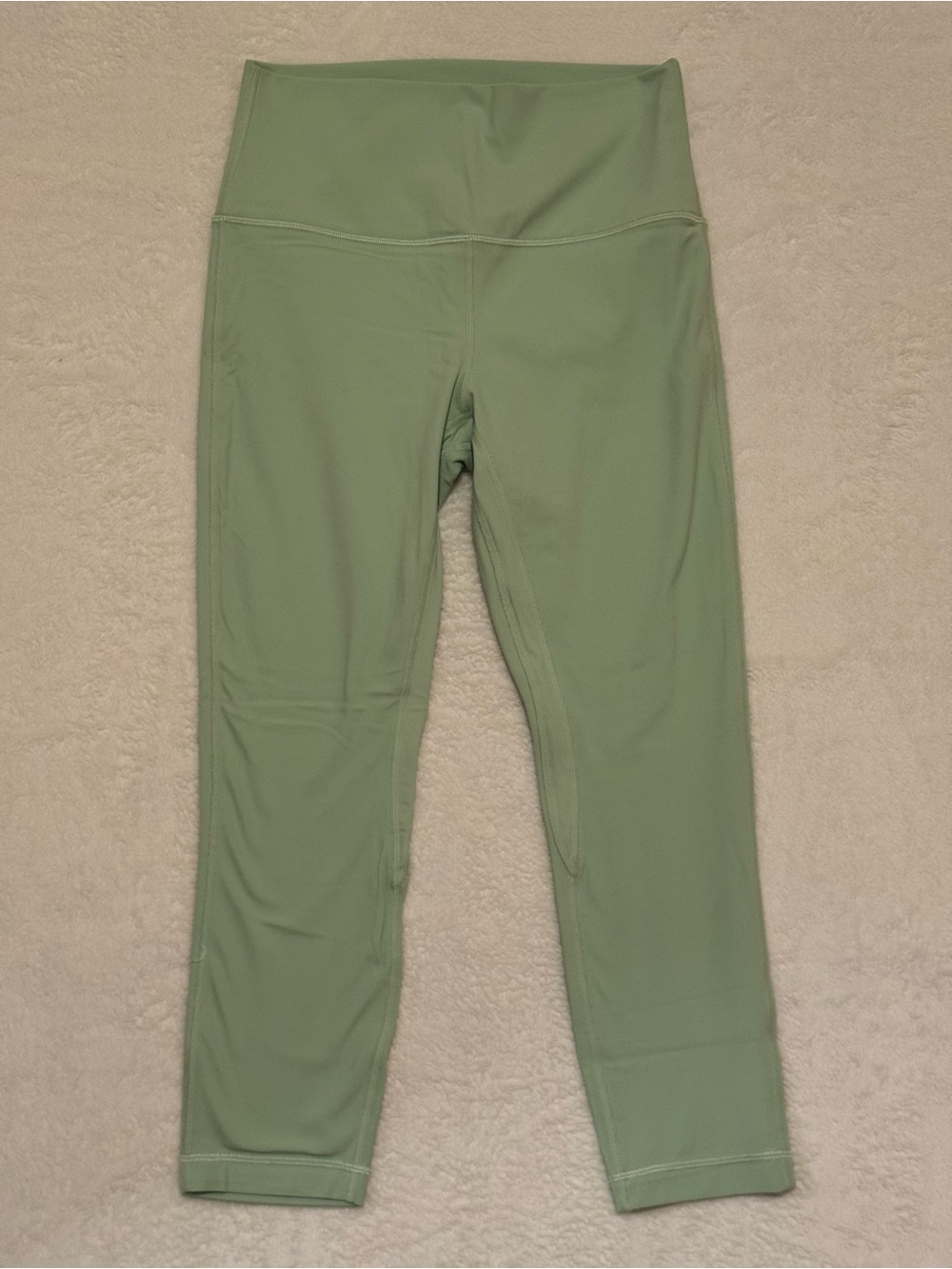 Lululemon Align High-Rise Crop Leggings in Sage Green